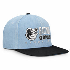 Baltimore Orioles Fanatics Twinbill Snapback Hat - Denim Hats