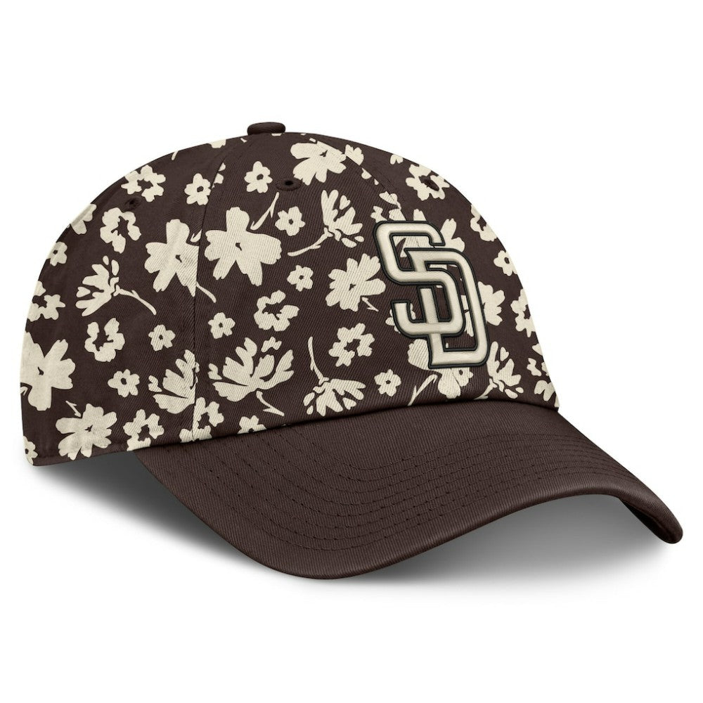 San Diego Padres Fanatics Women's Blossom Adjustable Hat - Brown Hats