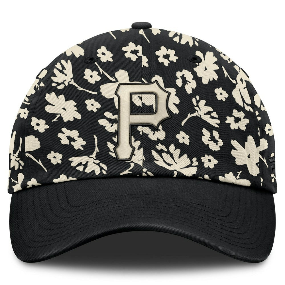Pittsburgh Pirates Fanatics Women's Blossom Adjustable Hat - Black Hats