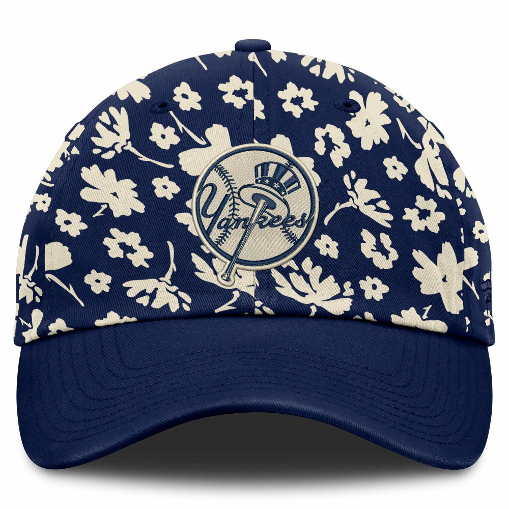 New York Yankees Fanatics Women's Blossom Adjustable Hat - Navy Hats