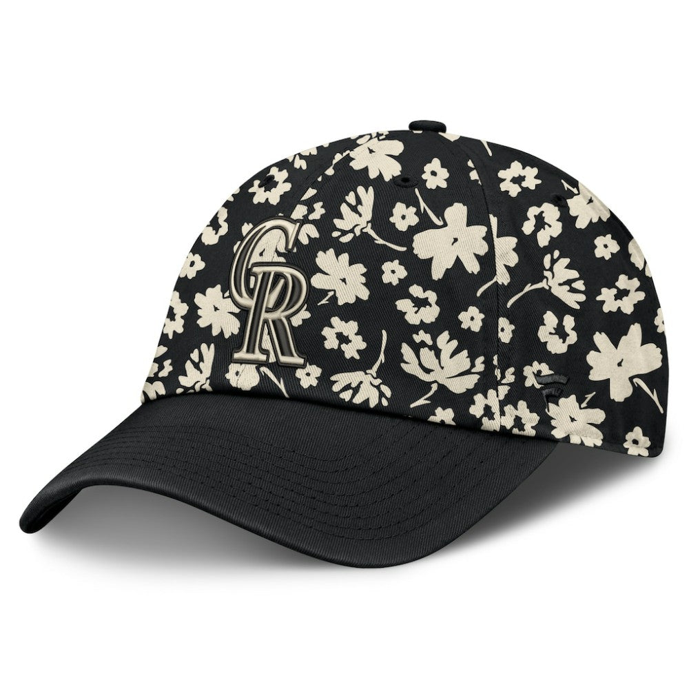 Colorado Rockies Fanatics Women's Blossom Adjustable Hat - Black Hats