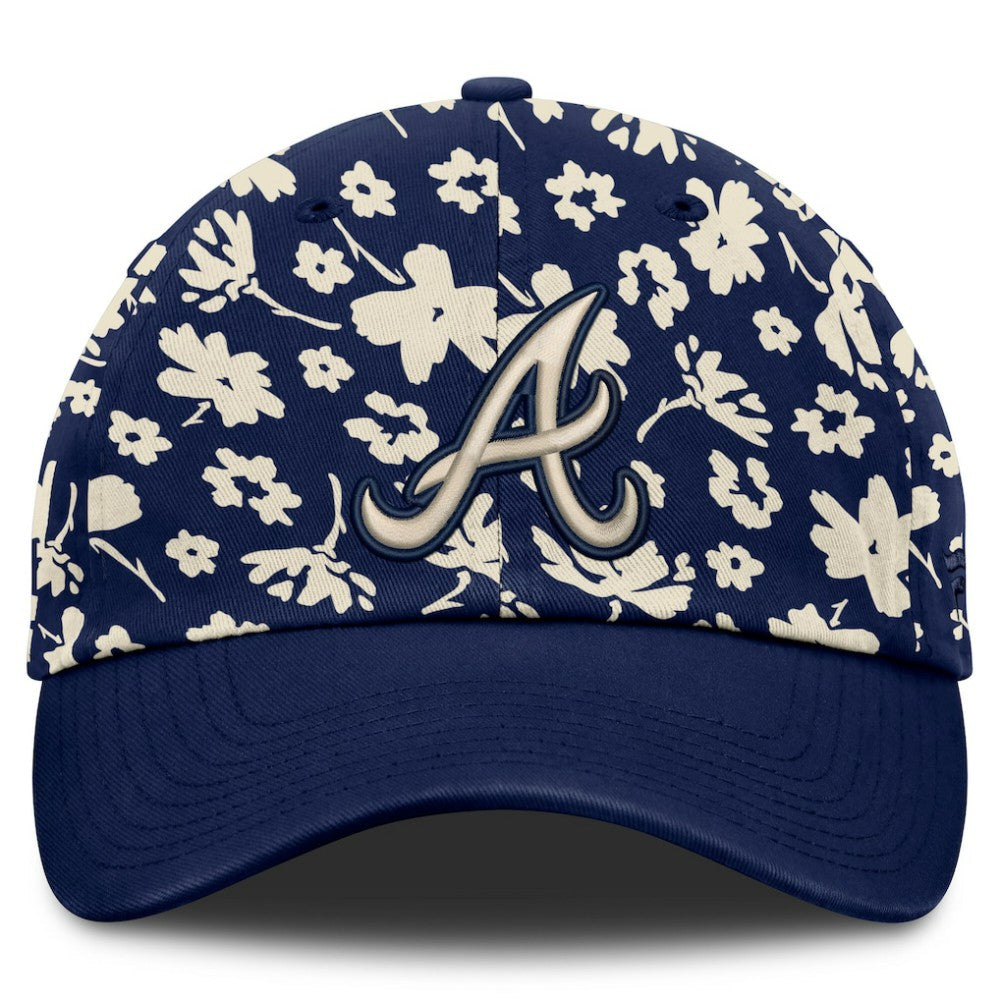 Atlanta Braves Fanatics Women's Blossom Adjustable Hat - Navy Hats