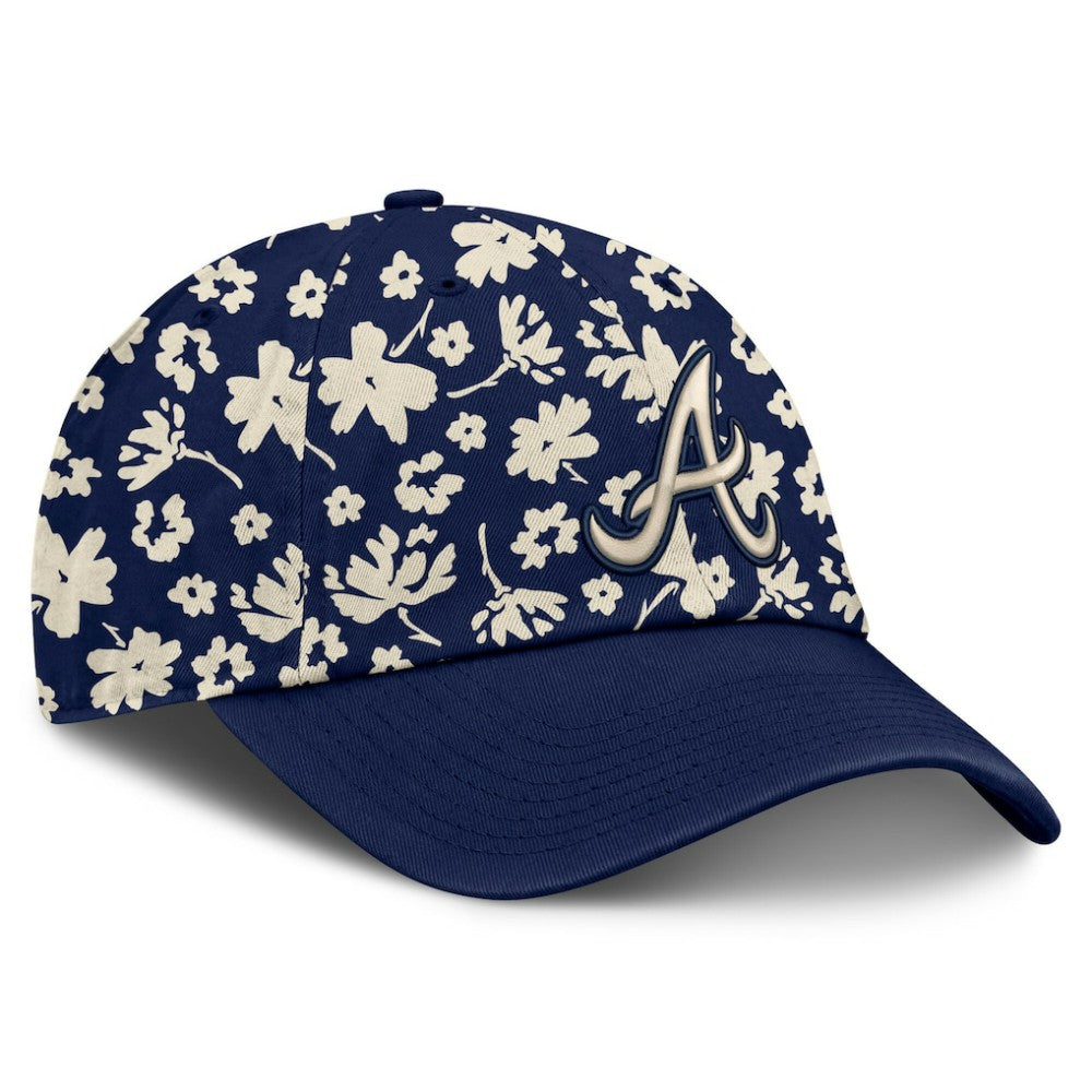 Atlanta Braves Fanatics Women's Blossom Adjustable Hat - Navy Hats