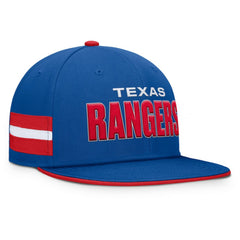 Texas Rangers Fanatics Pick Off Fitted Hat - Royal Hats