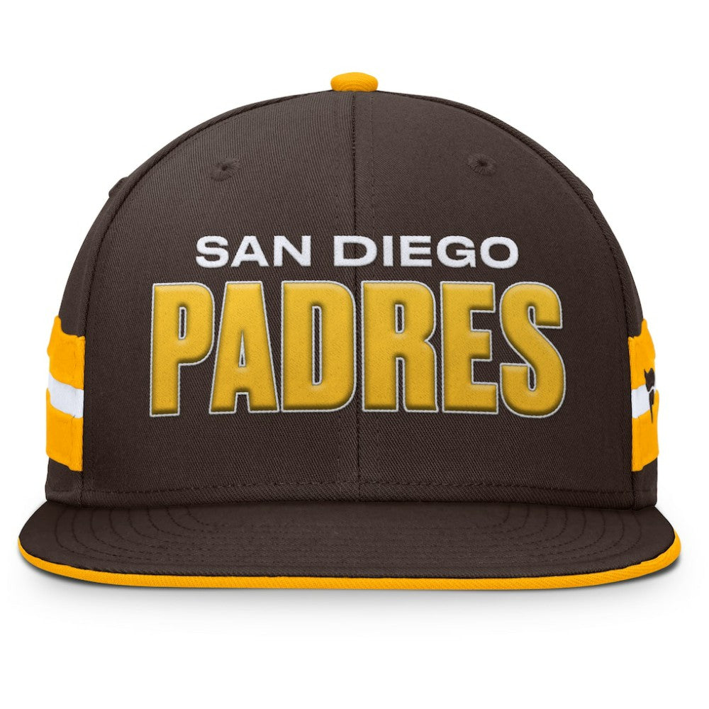 San Diego Padres Fanatics Pick Off Fitted Hat - Brown Hats