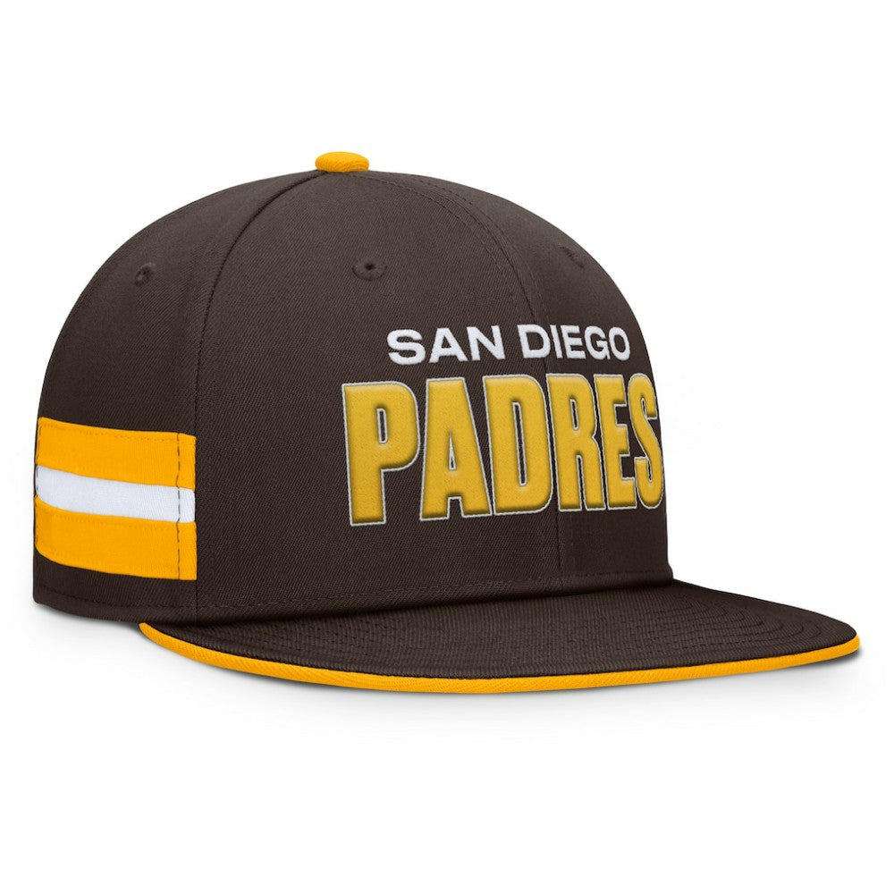 San Diego Padres Fanatics Pick Off Fitted Hat - Brown Hats