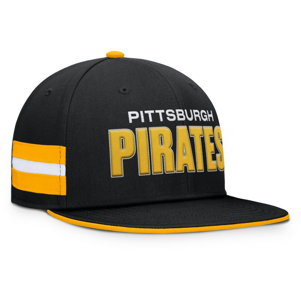 Pittsburgh Pirates Fanatics Pick Off Fitted Hat - Black Hats