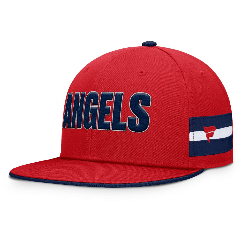 Los Angeles Angels Fanatics Pick Off Fitted Hat - Red Hats
