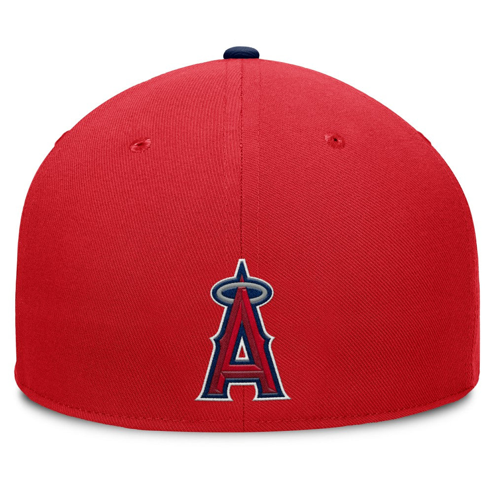 Los Angeles Angels Fanatics Pick Off Fitted Hat - Red Hats