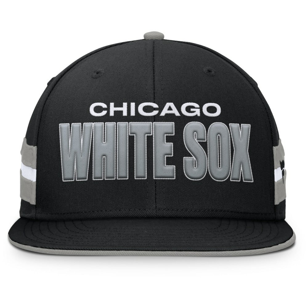Chicago White Sox Fanatics Pick Off Fitted Hat - Black Hats