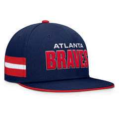 Atlanta Braves Fanatics Pick Off Fitted Hat - Navy Hats