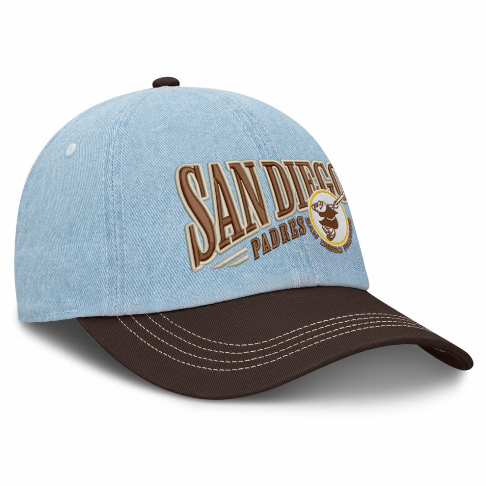 San Diego Padres Fanatics Retire Adjustable Hat - Denim Hats