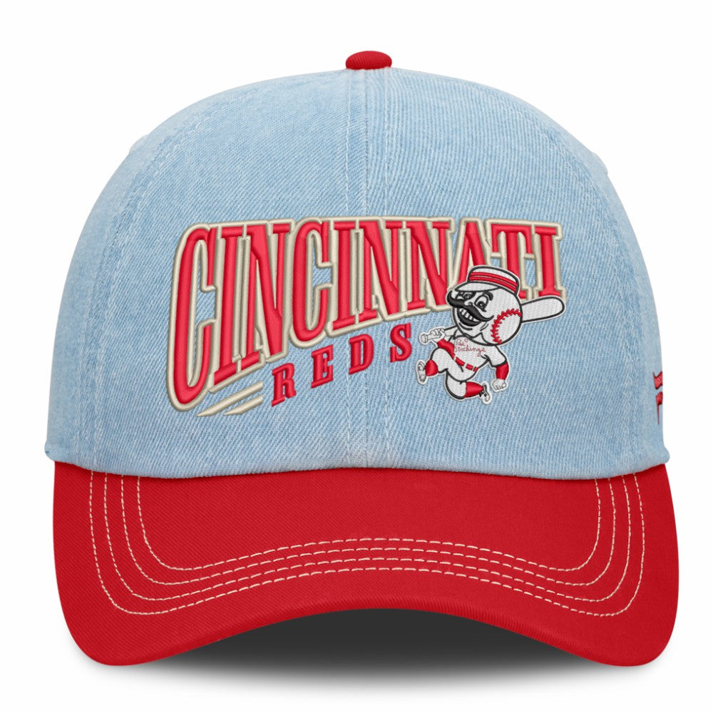 Cincinnati Reds Fanatics Retire Adjustable Hat - Denim Hats