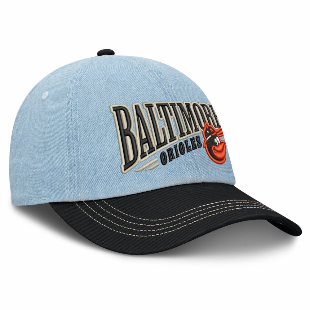 Baltimore Orioles Fanatics Retire Adjustable Hat - Denim Hats