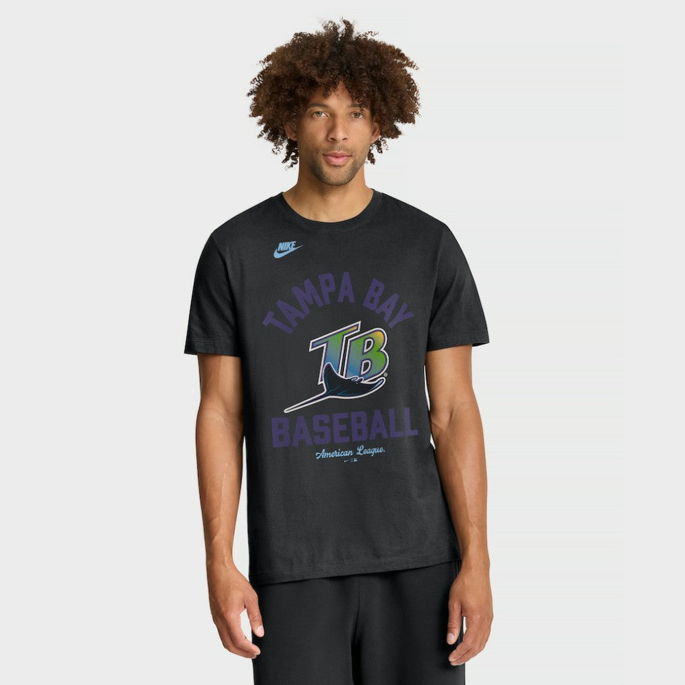 Tampa Bay Rays Nike Cooperstown Collection T-Shirt - Black T-shirts