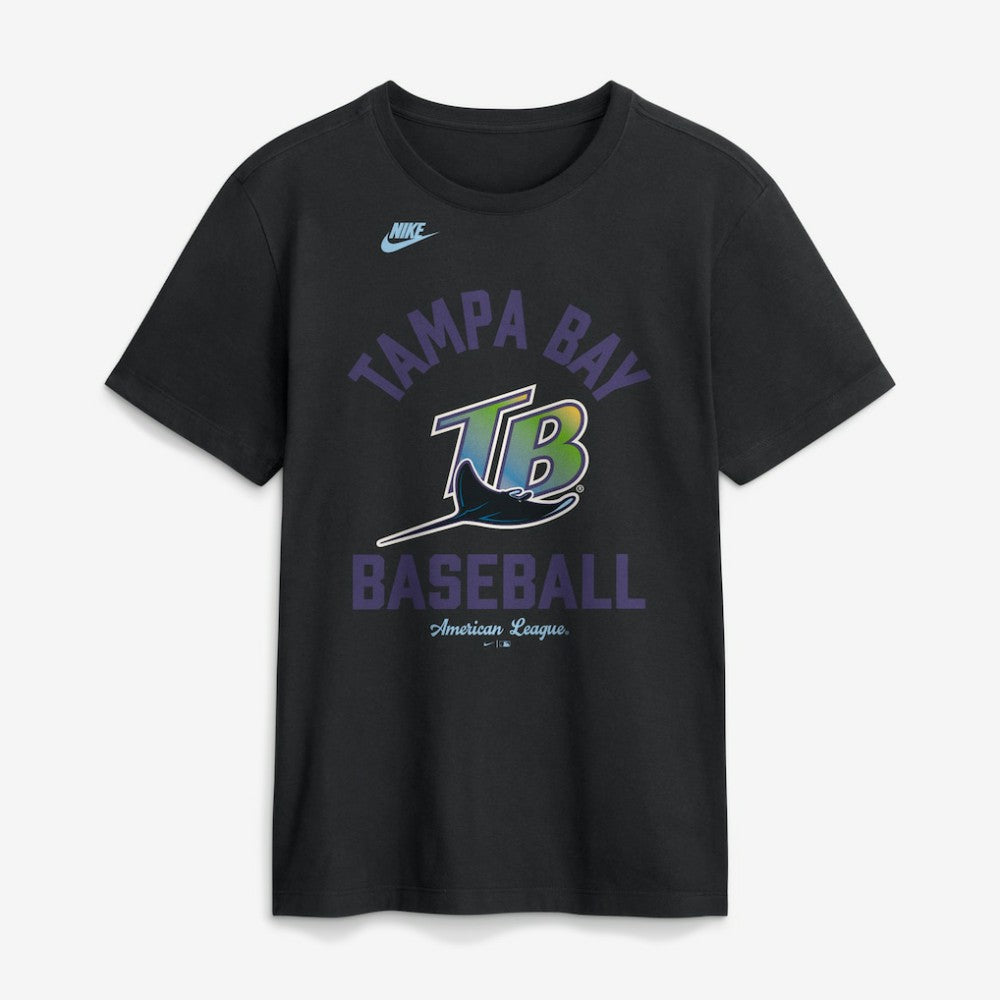 Tampa Bay Rays Nike Cooperstown Collection T-Shirt - Black T-shirts
