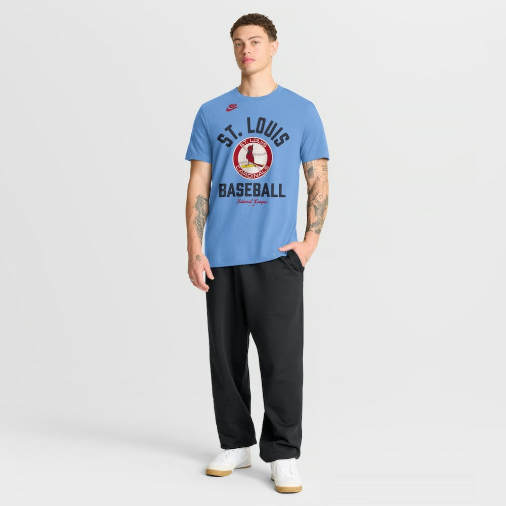 St. Louis Cardinals Nike Cooperstown Collection T-Shirt - Light Blue T-shirts