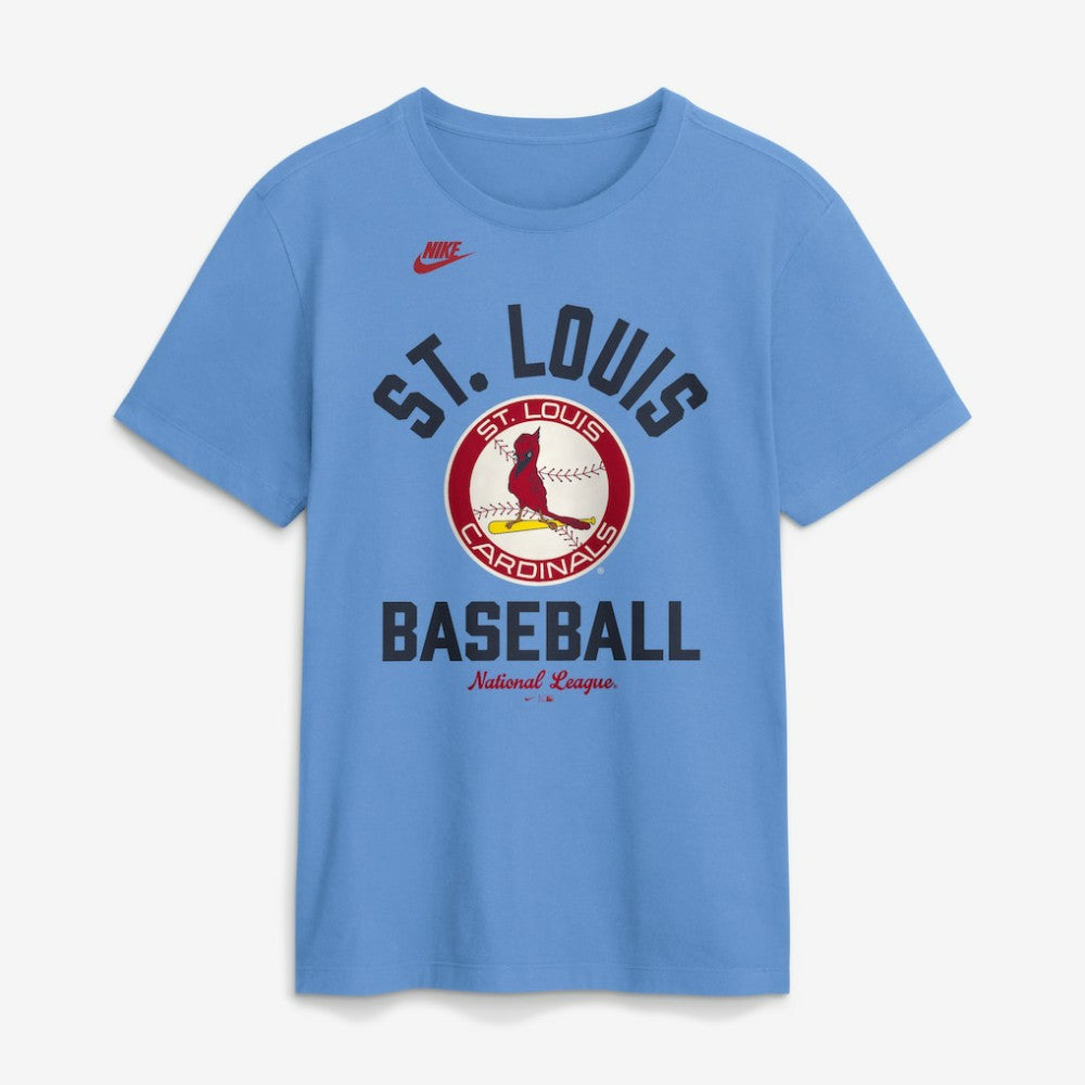 St. Louis Cardinals Nike Cooperstown Collection T-Shirt - Light Blue T-shirts