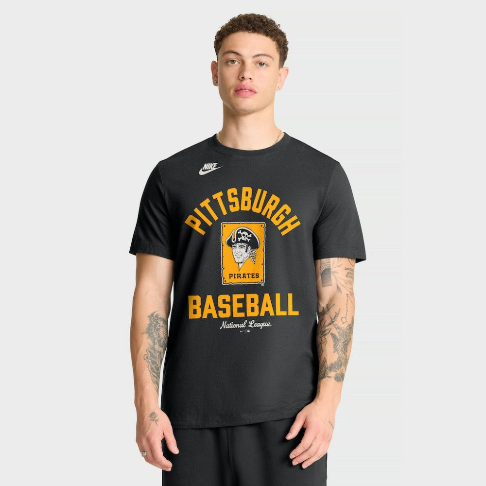Pittsburgh Pirates Nike Cooperstown Collection T-Shirt - Black T-shirts