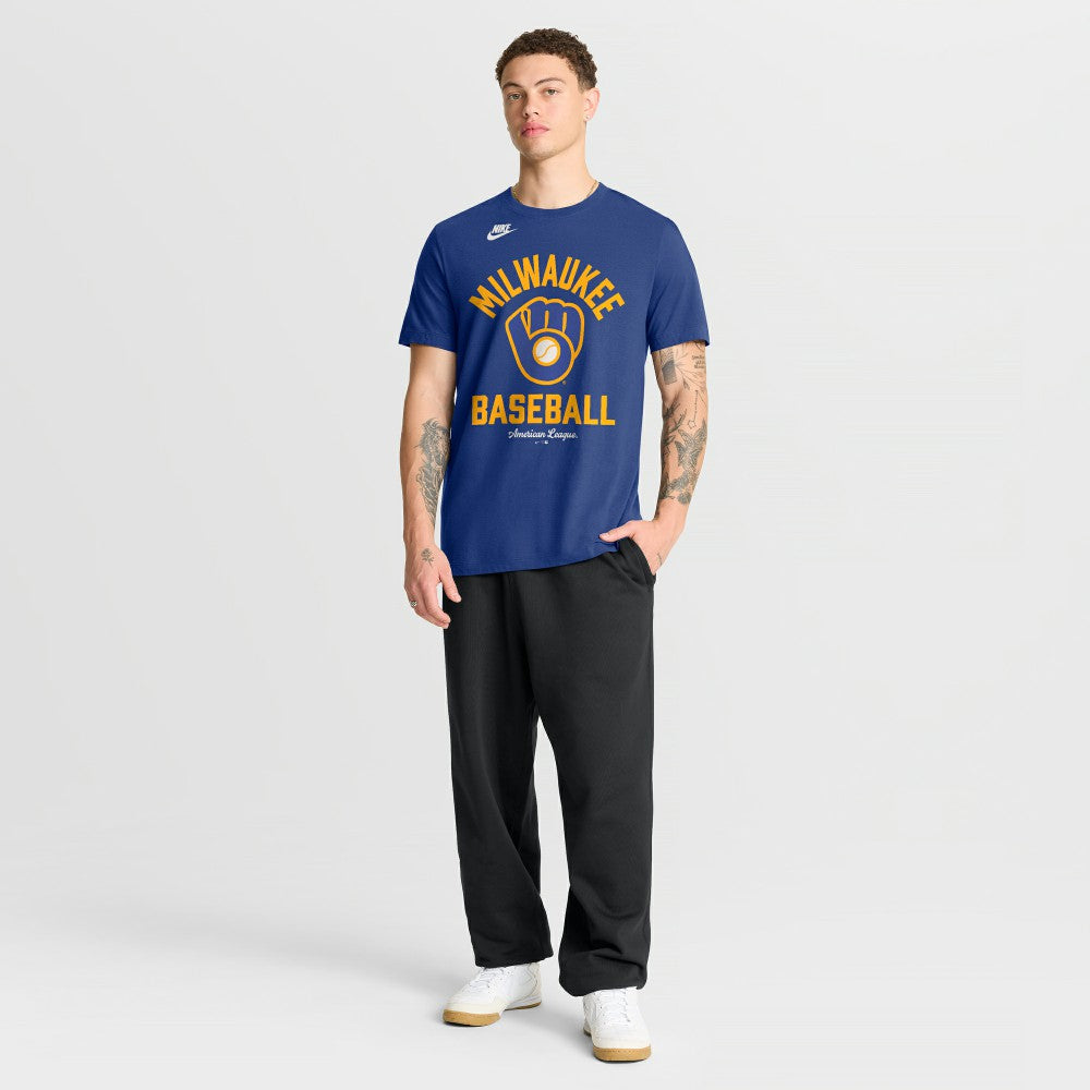 Milwaukee Brewers Nike Cooperstown Collection T-Shirt - Royal T-shirts