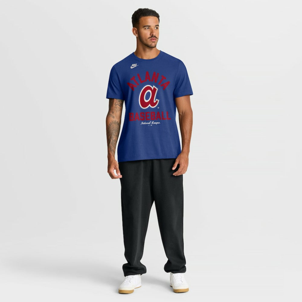 Atlanta Braves Nike Cooperstown Collection T-Shirt - Royal T-shirts