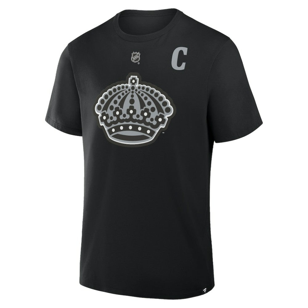 NHL Anze Kopitar Los Angeles Kings Fanatics Authentic Stack Name & Number T-Shirt - Black