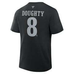 NHL Drew Doughty Los Angeles Kings Fanatics Authentic Stack Name & Number T-Shirt - Black