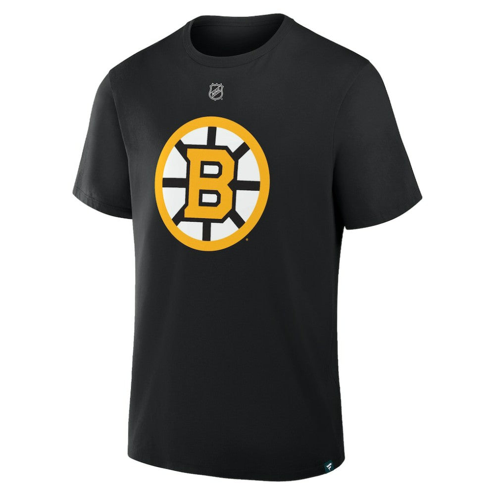 NHL David Pastrnak Boston Bruins Fanatics Authentic Stack Name & Number T-Shirt - Black