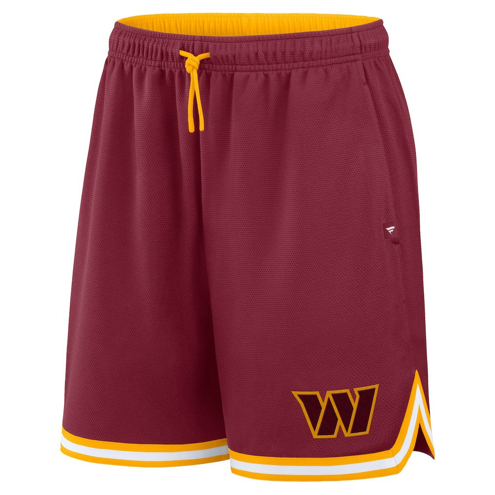 Washington Commanders Fearless Drive Shorts Burgundy
