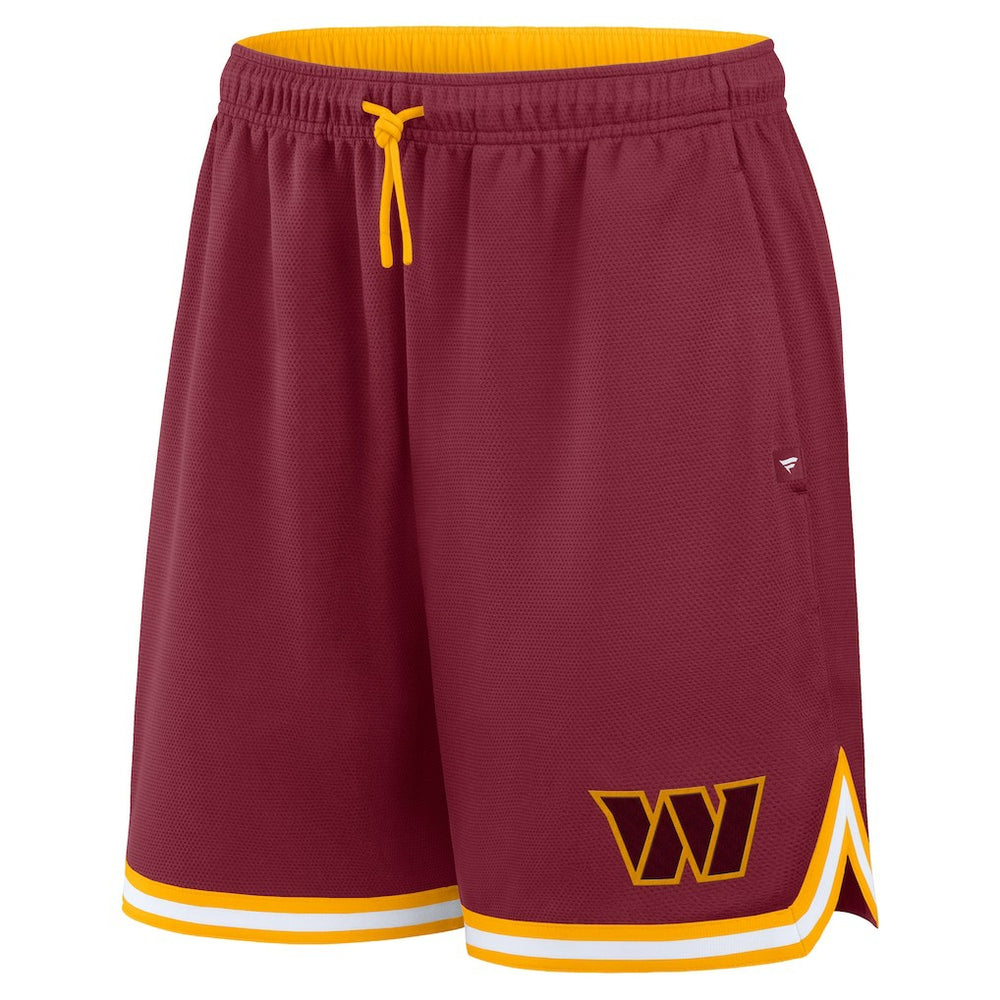 Washington Commanders Fearless Drive Shorts Burgundy