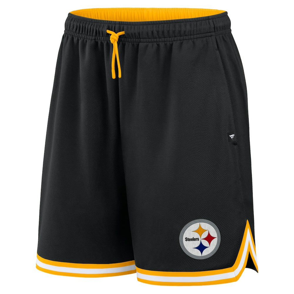 Pittsburgh Steelers Fearless Drive Shorts Black