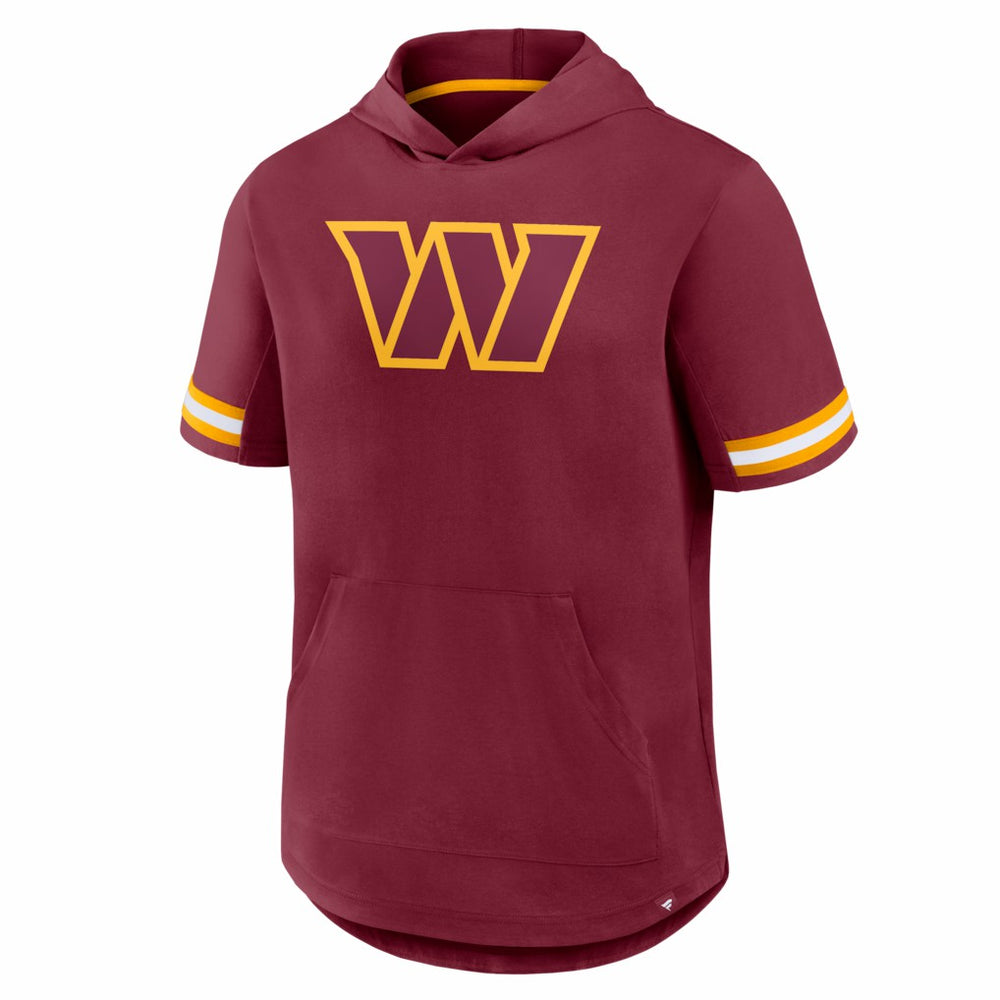 Washington Commanders Optimal Play Short Sleeve Hooded T-Shirt Burgundy