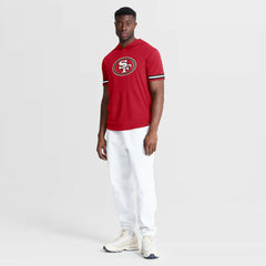 San Francisco 49ers Optimal Play Short Sleeve Hooded T-Shirt Scarlet
