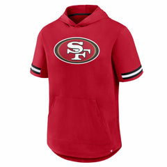 San Francisco 49ers Optimal Play Short Sleeve Hooded T-Shirt Scarlet