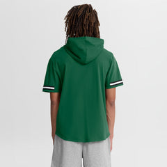 New York Jets Optimal Play Short Sleeve Hooded T-Shirt Green