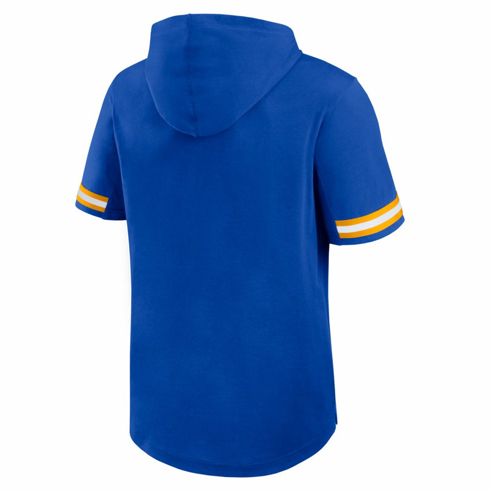 Los Angeles Rams Optimal Play Short Sleeve Hooded T-Shirt Royal