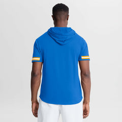 Los Angeles Chargers Optimal Play Short Sleeve Hooded T-Shirt Powder Blue