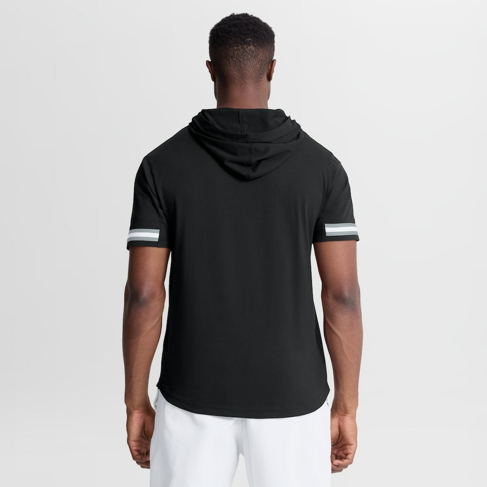 Las Vegas Raiders Optimal Play Short Sleeve Hooded T-Shirt Black
