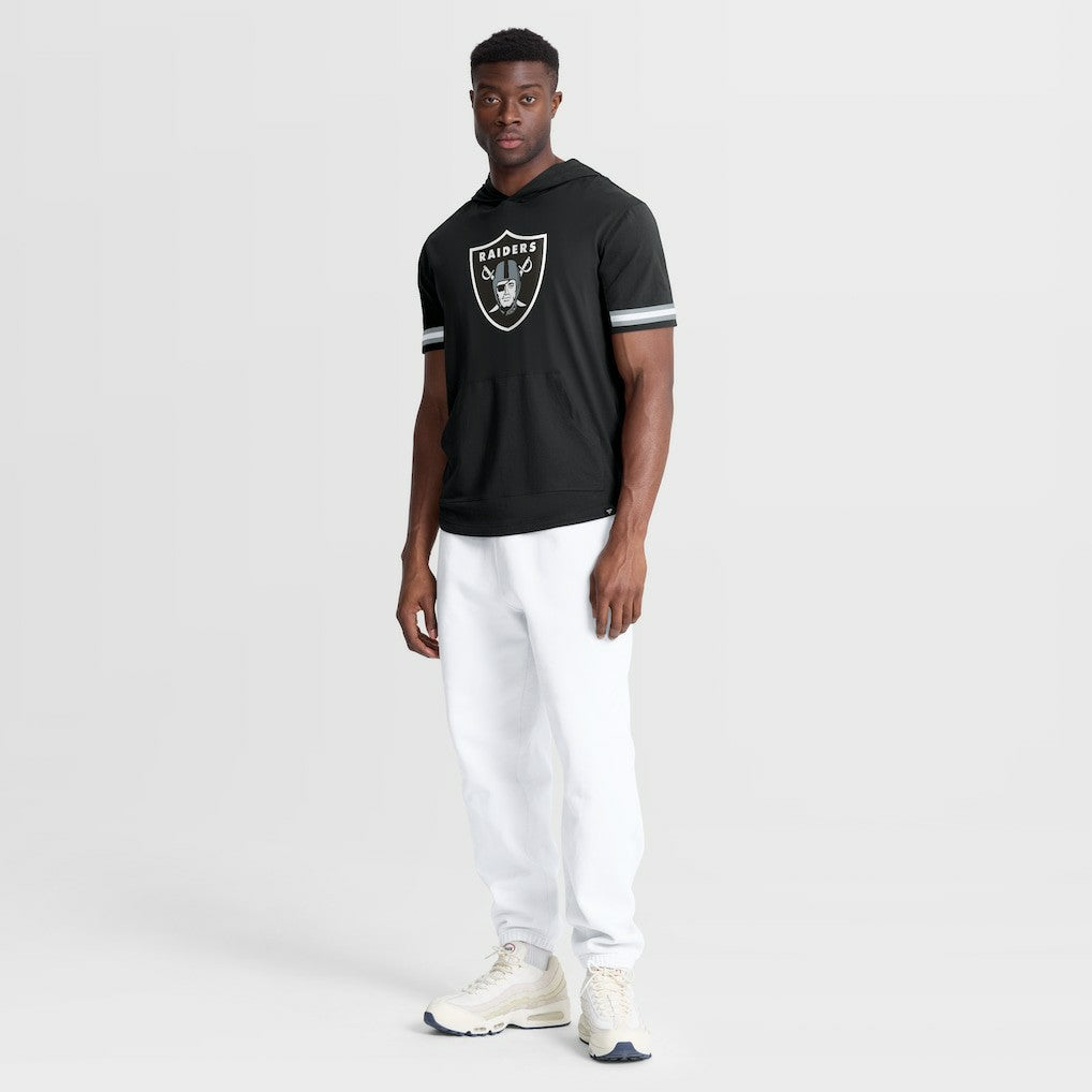 Las Vegas Raiders Optimal Play Short Sleeve Hooded T-Shirt Black