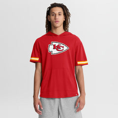 Kansas City Chiefs Optimal Play Short Sleeve Hooded T-Shirt Red