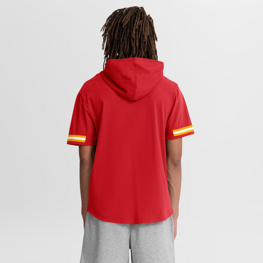 Kansas City Chiefs Optimal Play Short Sleeve Hooded T-Shirt Red