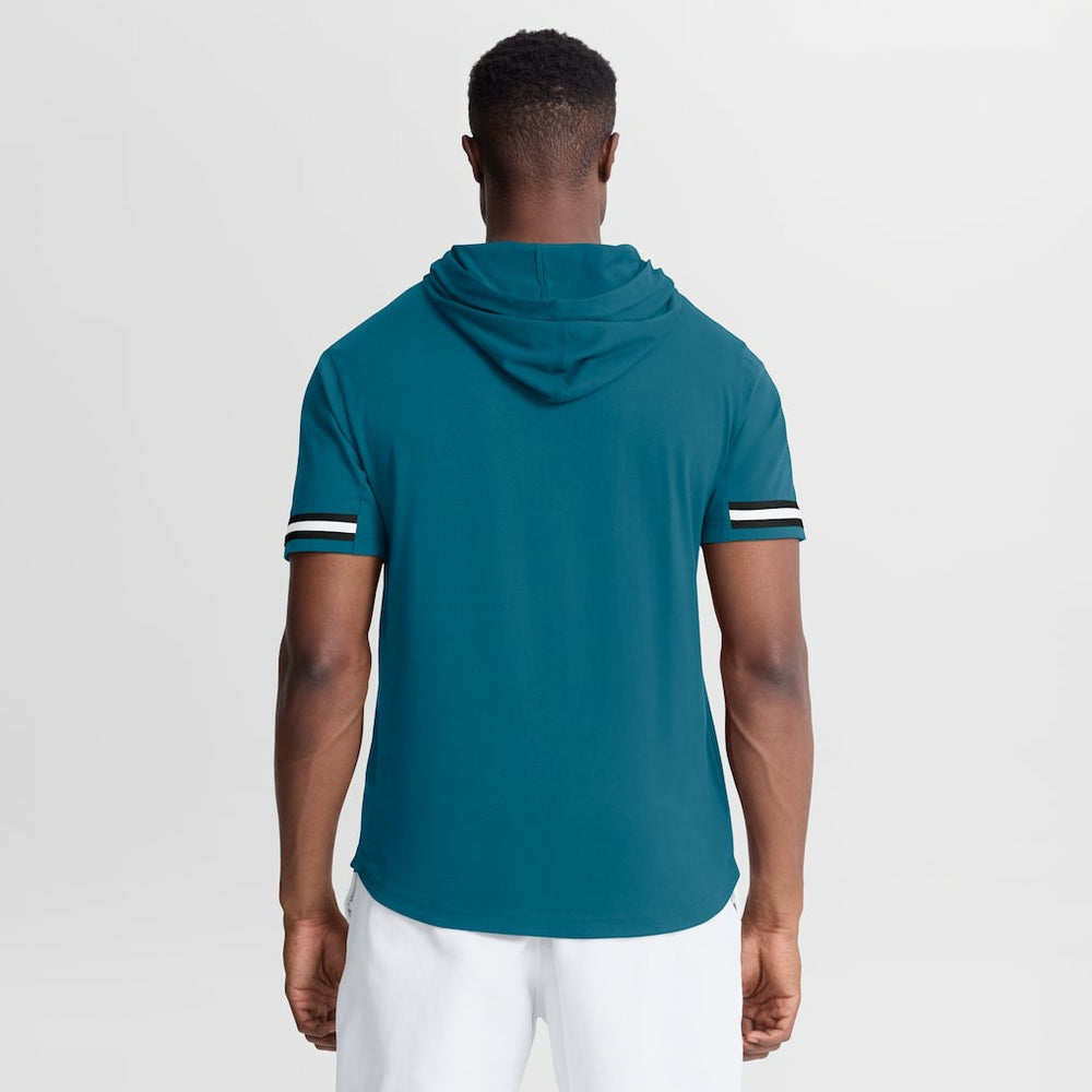 Jacksonville Jaguars Optimal Play Short Sleeve Hooded T-Shirt Teal