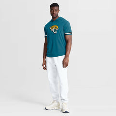 Jacksonville Jaguars Optimal Play Short Sleeve Hooded T-Shirt Teal