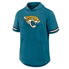 Jacksonville Jaguars Optimal Play Short Sleeve Hooded T-Shirt Teal