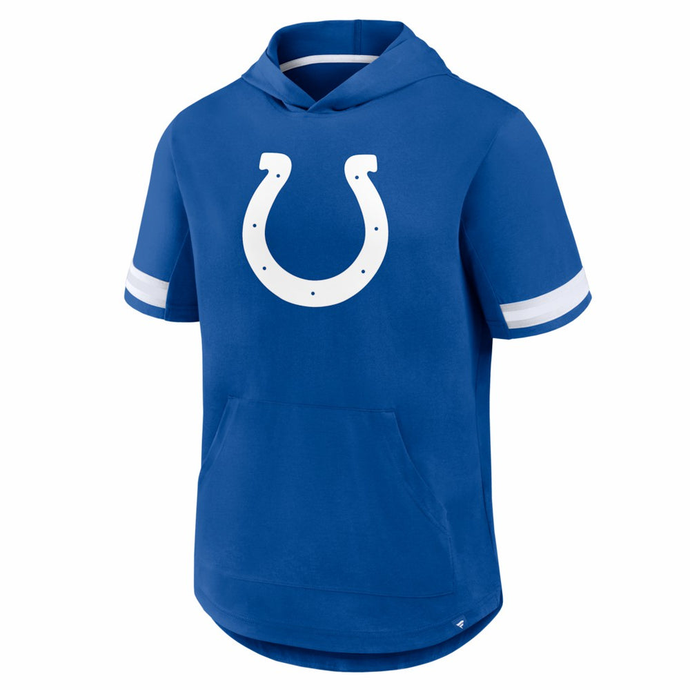 Indianapolis Colts Optimal Play Short Sleeve Hooded T-Shirt Royal