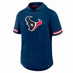 Houston Texans Optimal Play Short Sleeve Hooded T-Shirt Navy