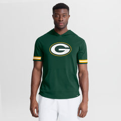 Green Bay Packers Optimal Play Short Sleeve Hooded T-Shirt Green
