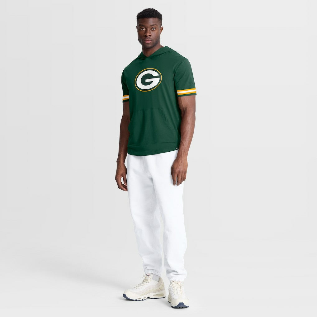 Green Bay Packers Optimal Play Short Sleeve Hooded T-Shirt Green