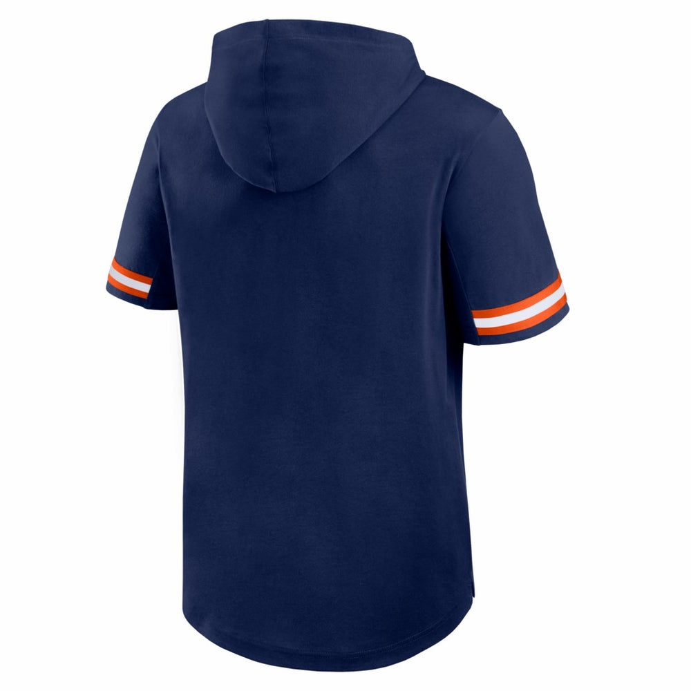 Denver Broncos Optimal Play Short Sleeve Hooded T-Shirt Navy