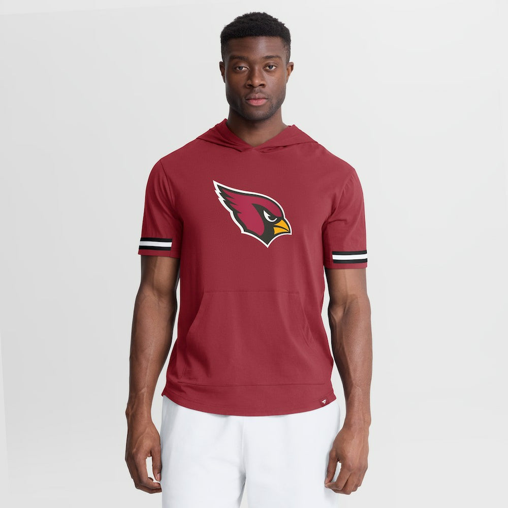 Arizona Cardinals Optimal Play Short Sleeve Hooded T-Shirt Cardinal